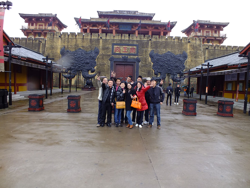 2017年橫店影視城留影